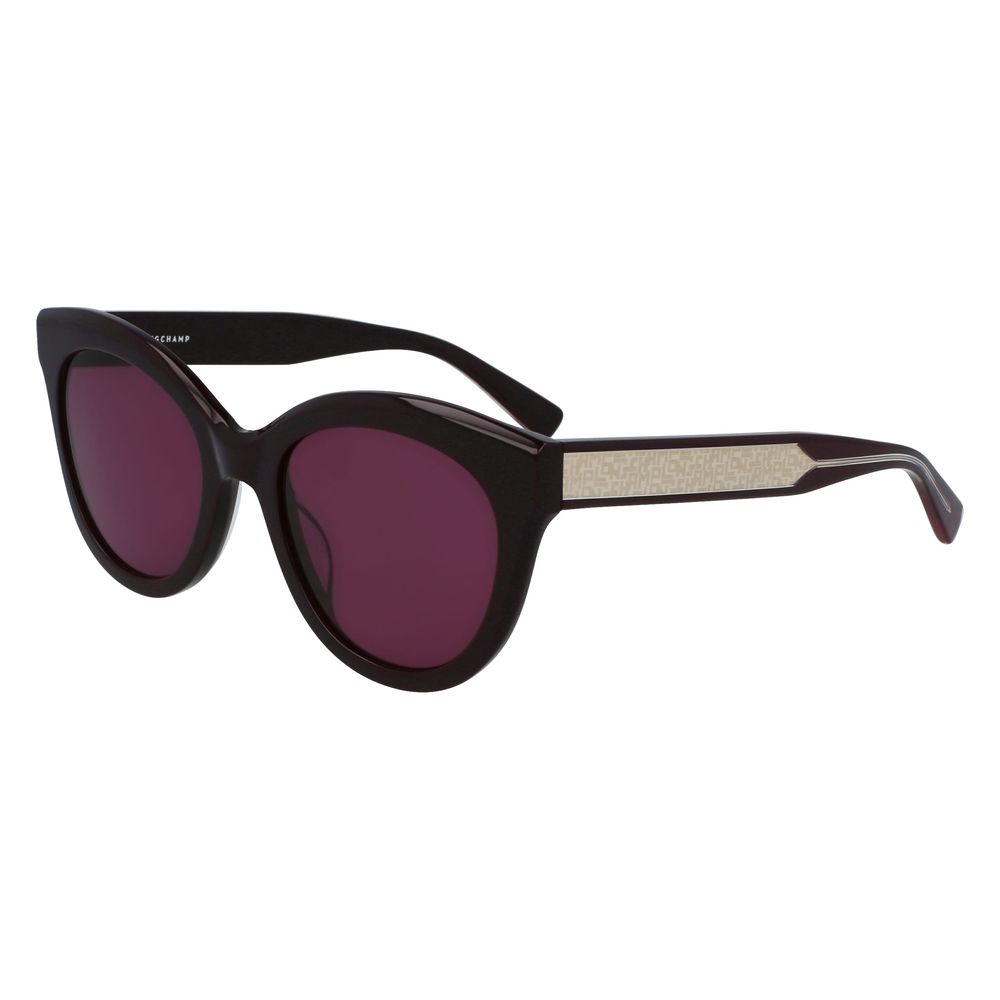 Longchamp Lila Acetat-Sonnenbrille