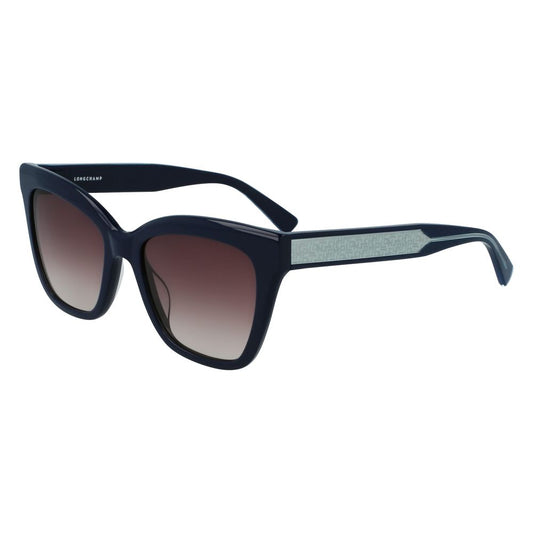 Longchamp Blaue Acetat-Sonnenbrille