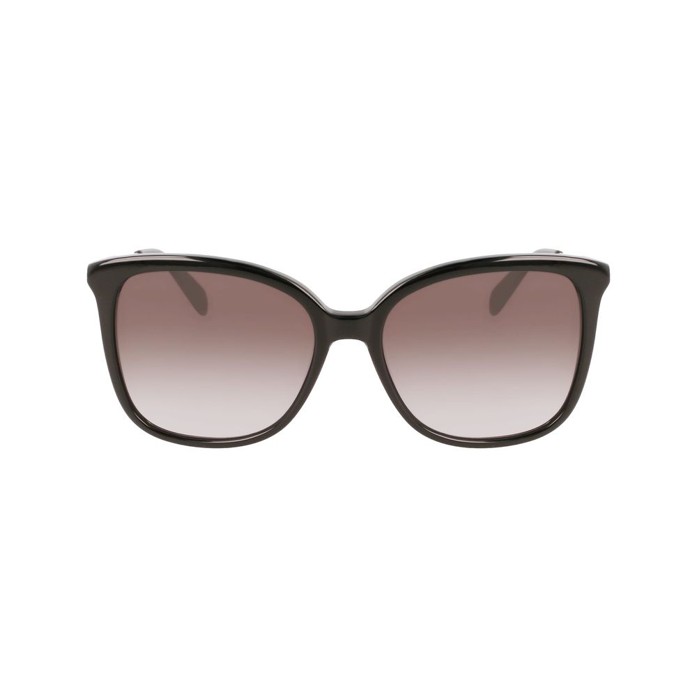 Longchamp Schwarze Acetat-Sonnenbrille