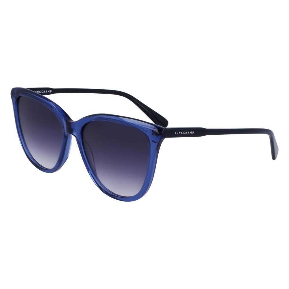 Longchamp Blaue Acetat-Sonnenbrille