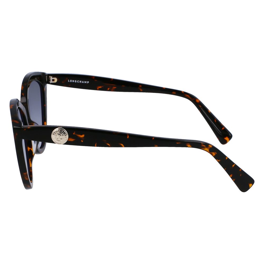 Longchamp Braune Acetat-Sonnenbrille