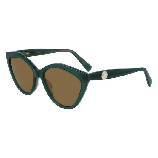 Longchamp Grüne Acetat-Sonnenbrille