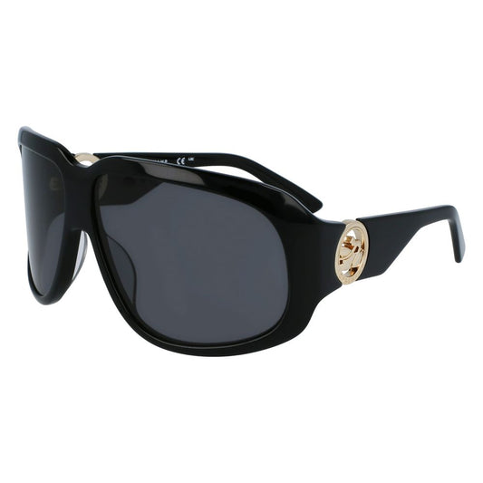 Longchamp Schwarze Acetat-Sonnenbrille