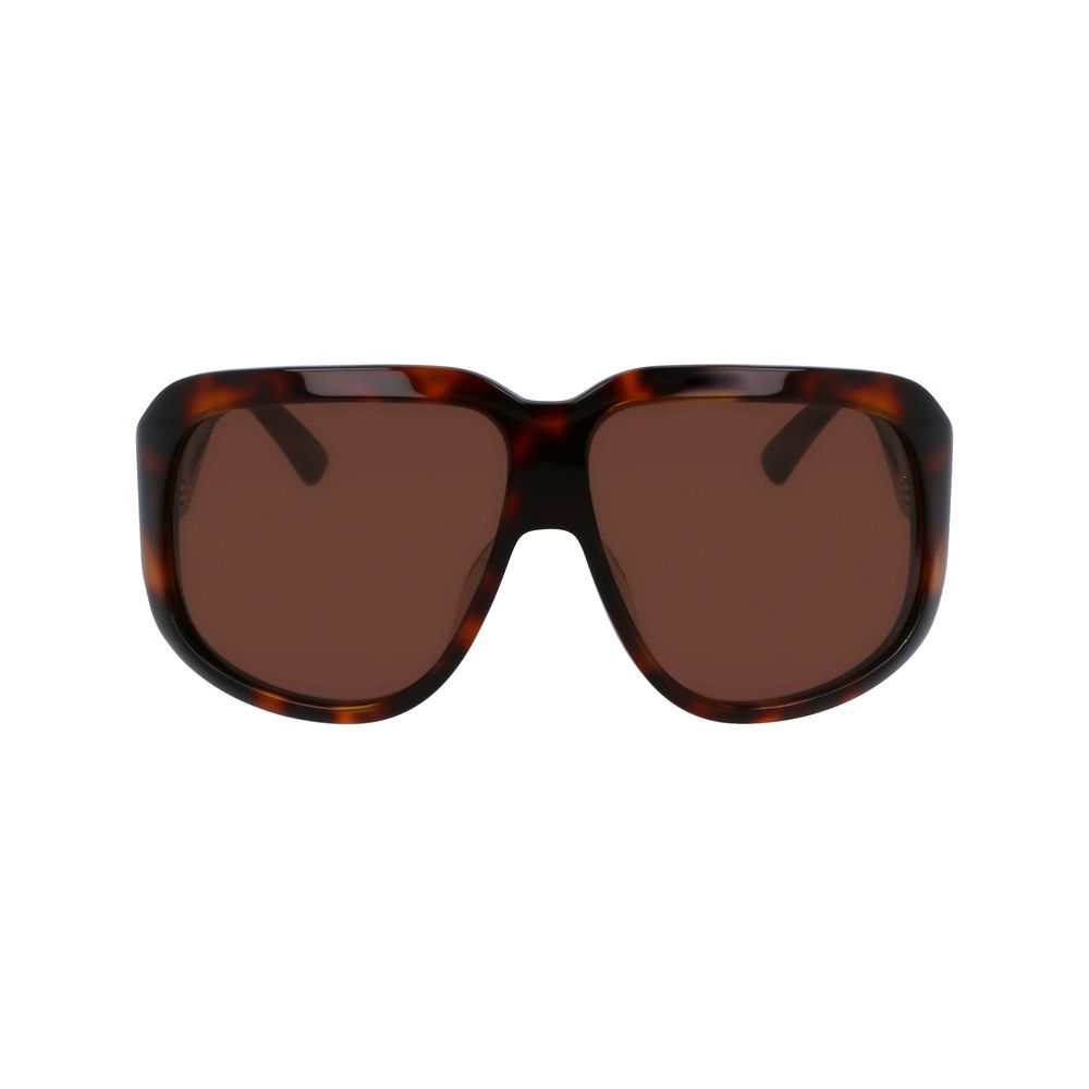 Longchamp Braune Acetat-Sonnenbrille