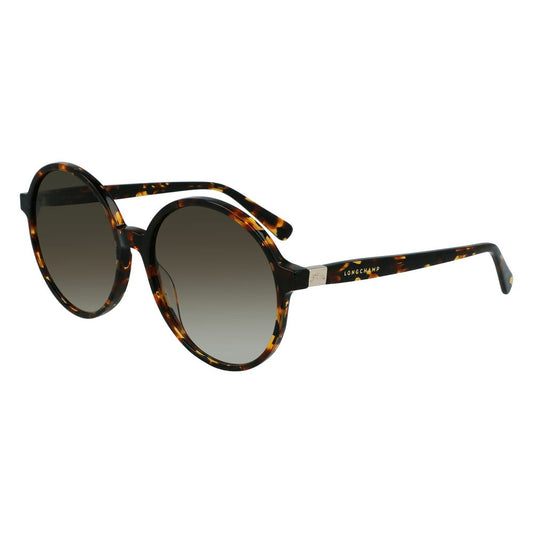 Longchamp Braune Acetat-Sonnenbrille