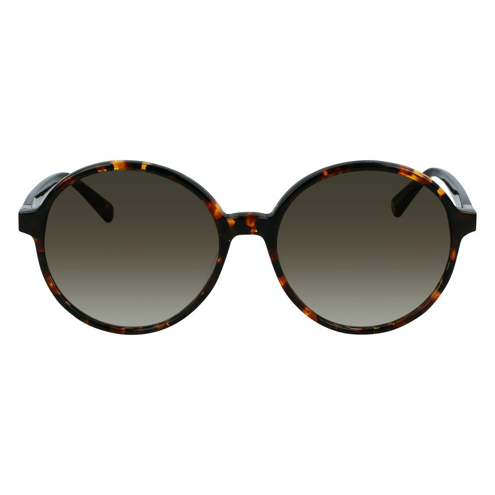 Longchamp Braune Acetat-Sonnenbrille