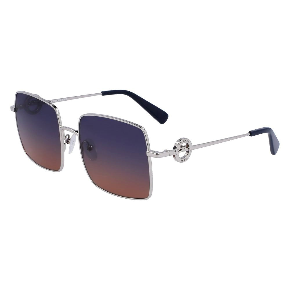 Longchamp Graue Metall-Sonnenbrille