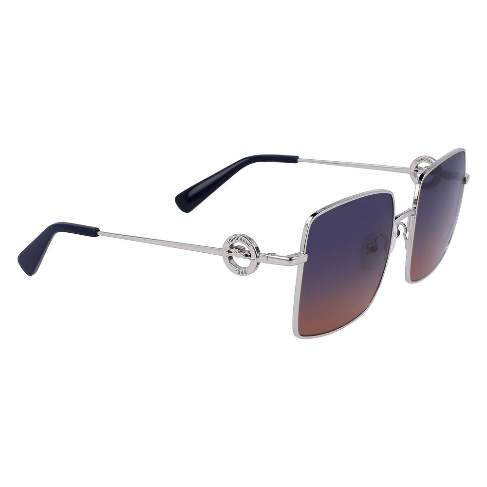 Longchamp Graue Metall-Sonnenbrille