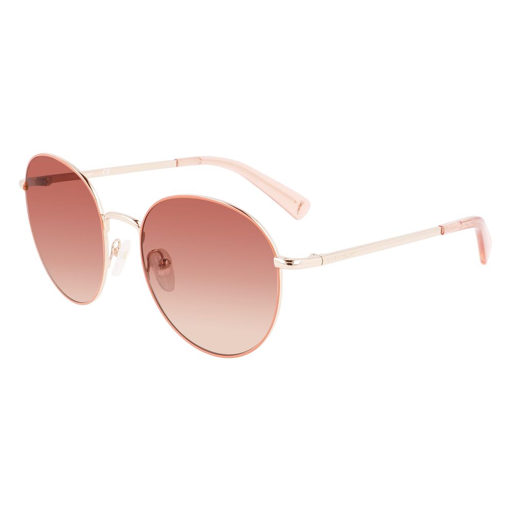 Longchamp Braune Metall-Sonnenbrille