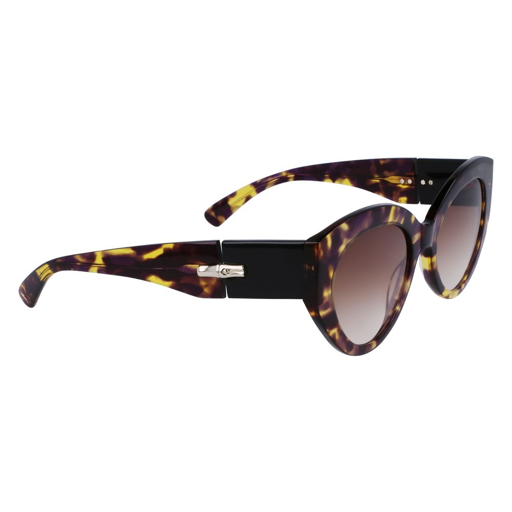 Longchamp Lila Acetat-Sonnenbrille