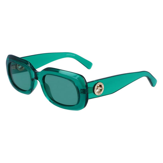 Longchamp Grün gespritzte Sonnenbrille