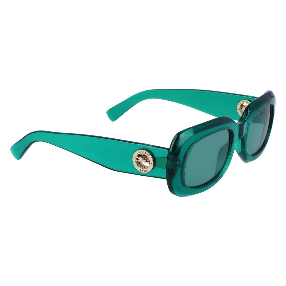 Longchamp Grün gespritzte Sonnenbrille