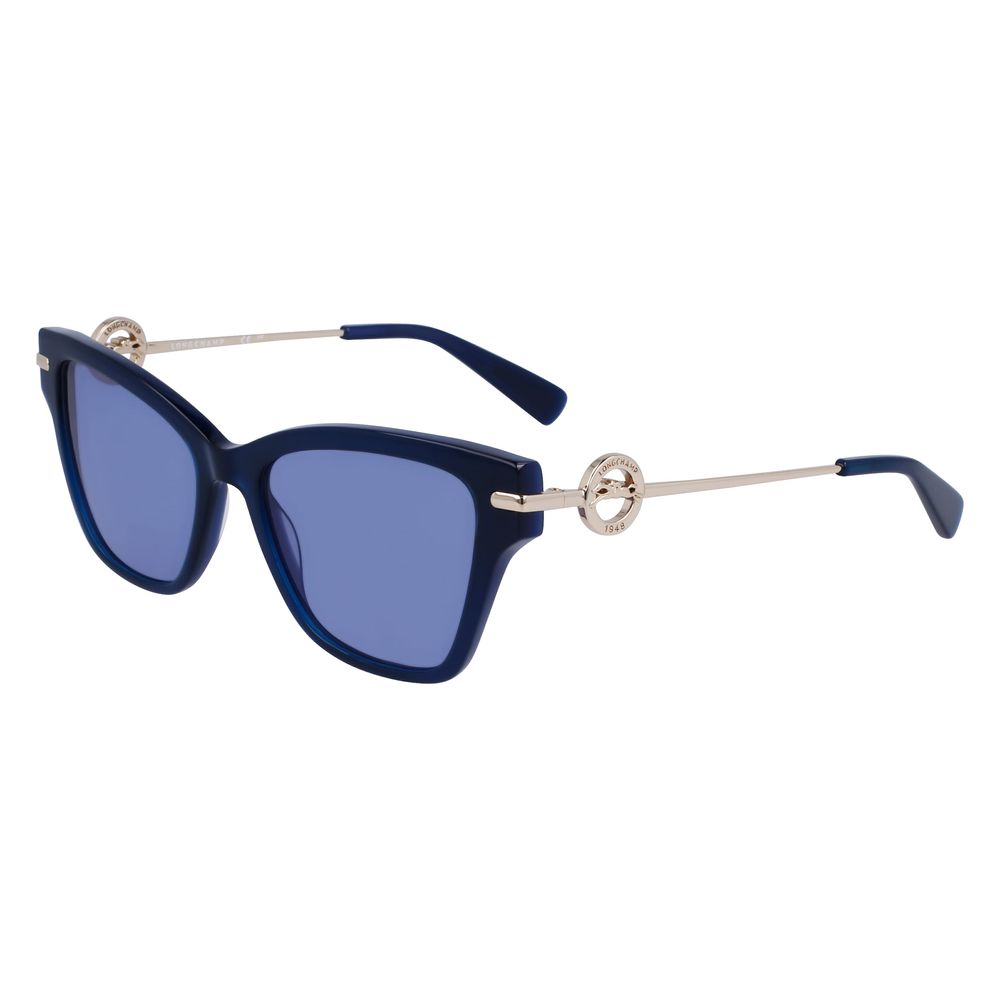 Longchamp Blaue Acetat-Sonnenbrille