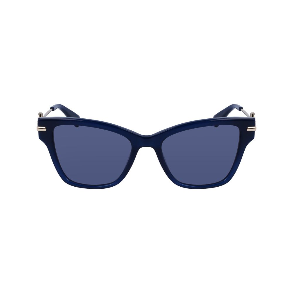 Longchamp Blaue Acetat-Sonnenbrille