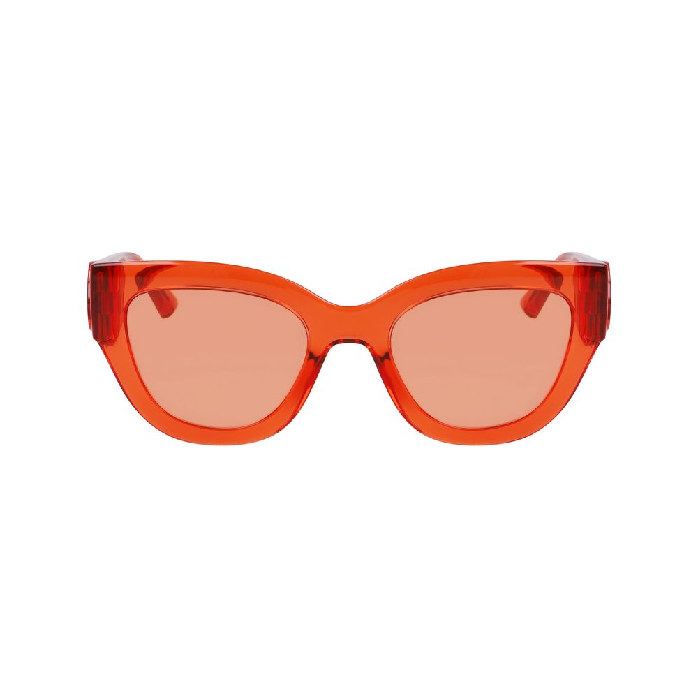 Longchamp Orange gespritzte Sonnenbrille