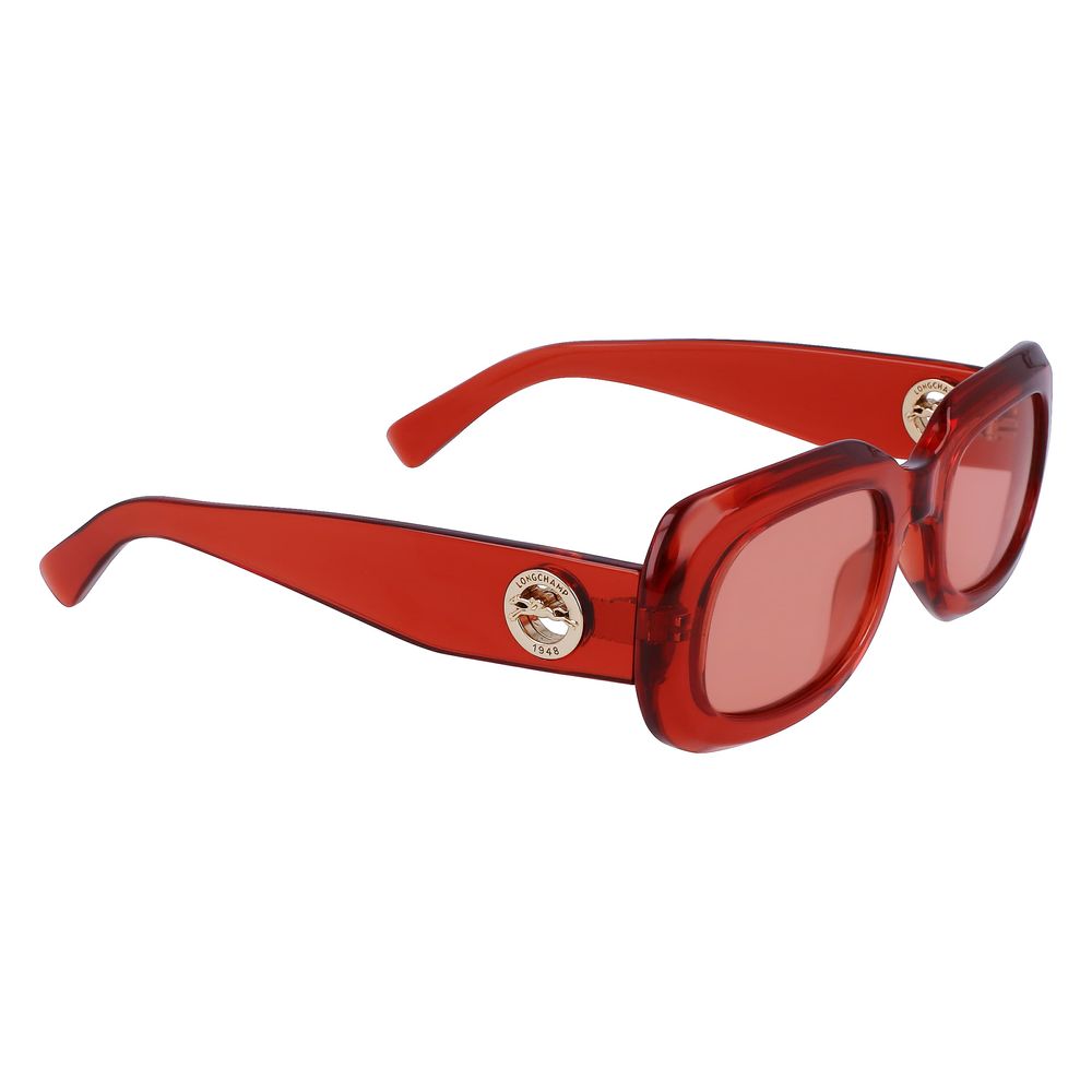 Longchamp Orange gespritzte Sonnenbrille