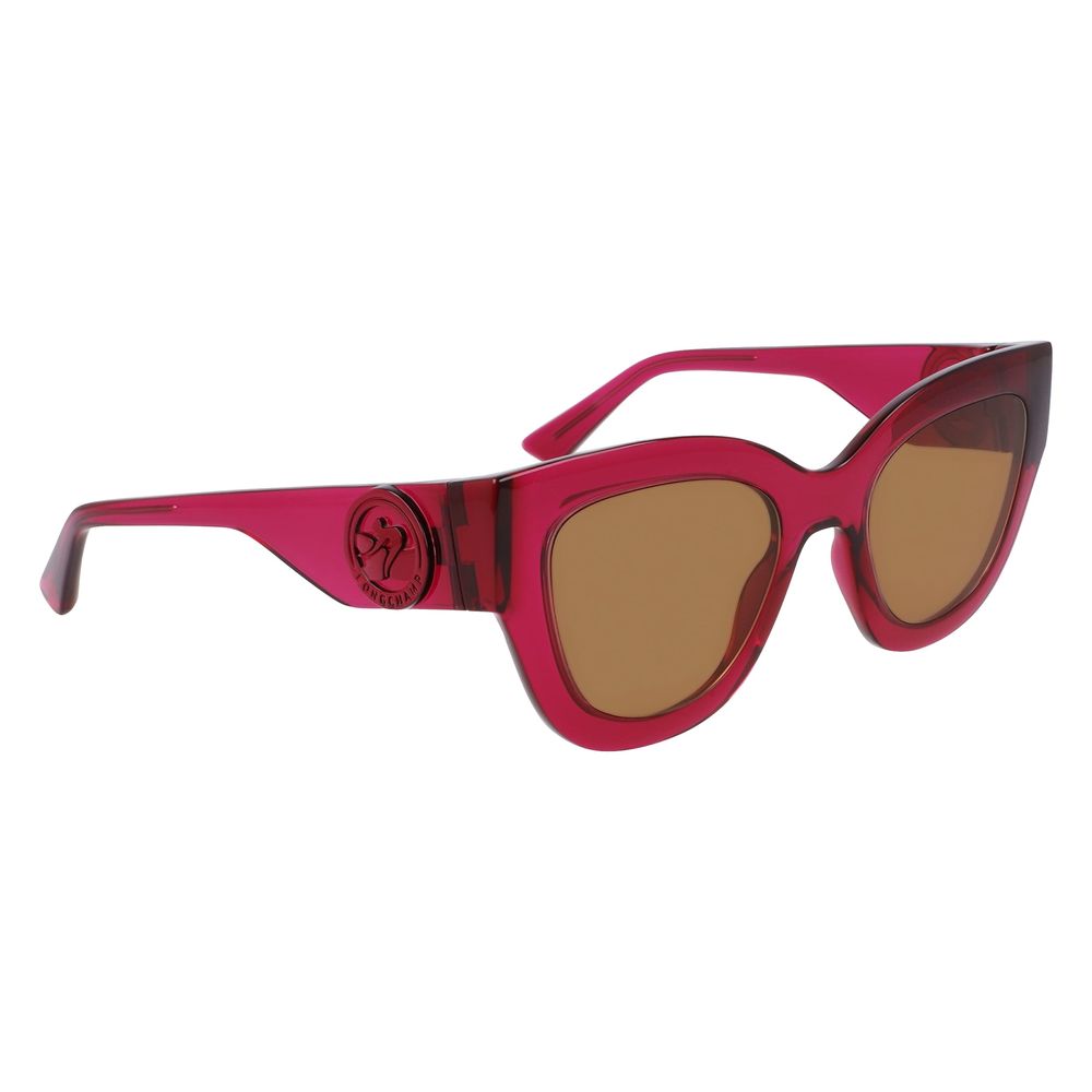 Longchamp Lila gespritzte Sonnenbrille