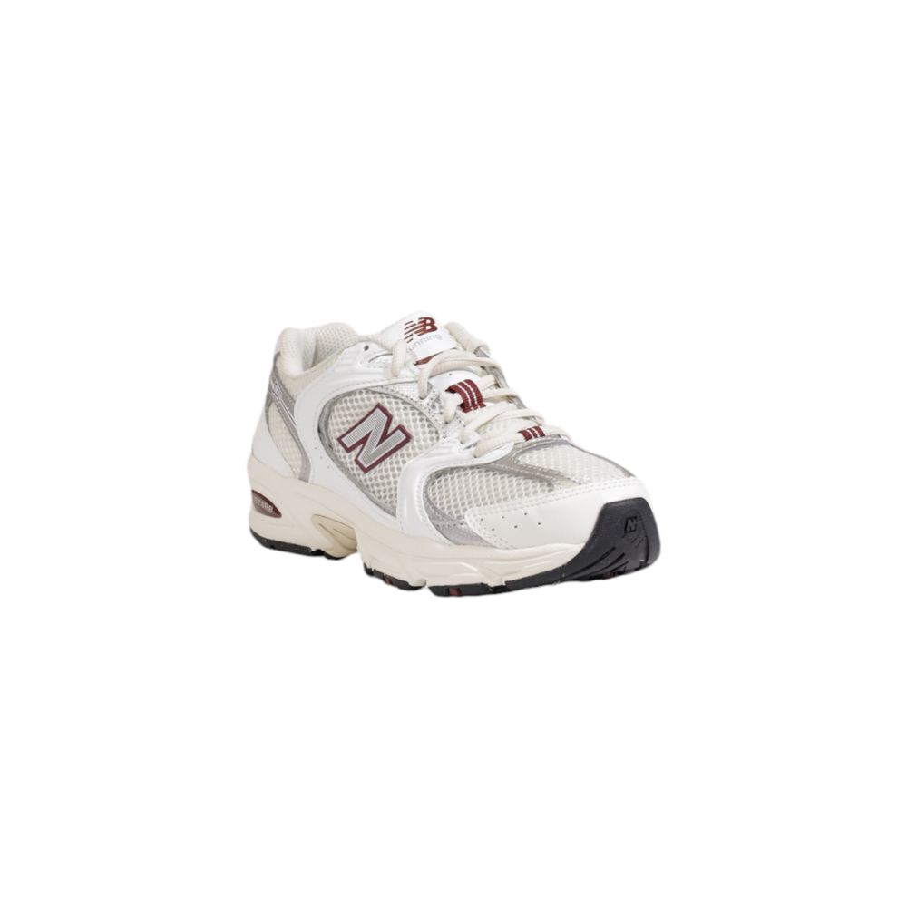 New Balance Cremefarbenes Synthetikmaterial Sneaker