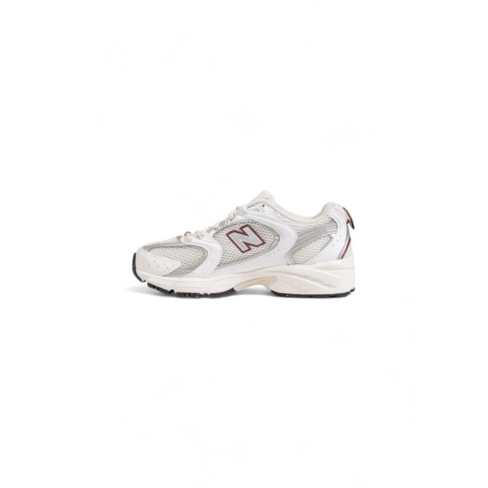 New Balance Cremefarbenes Synthetikmaterial Sneaker