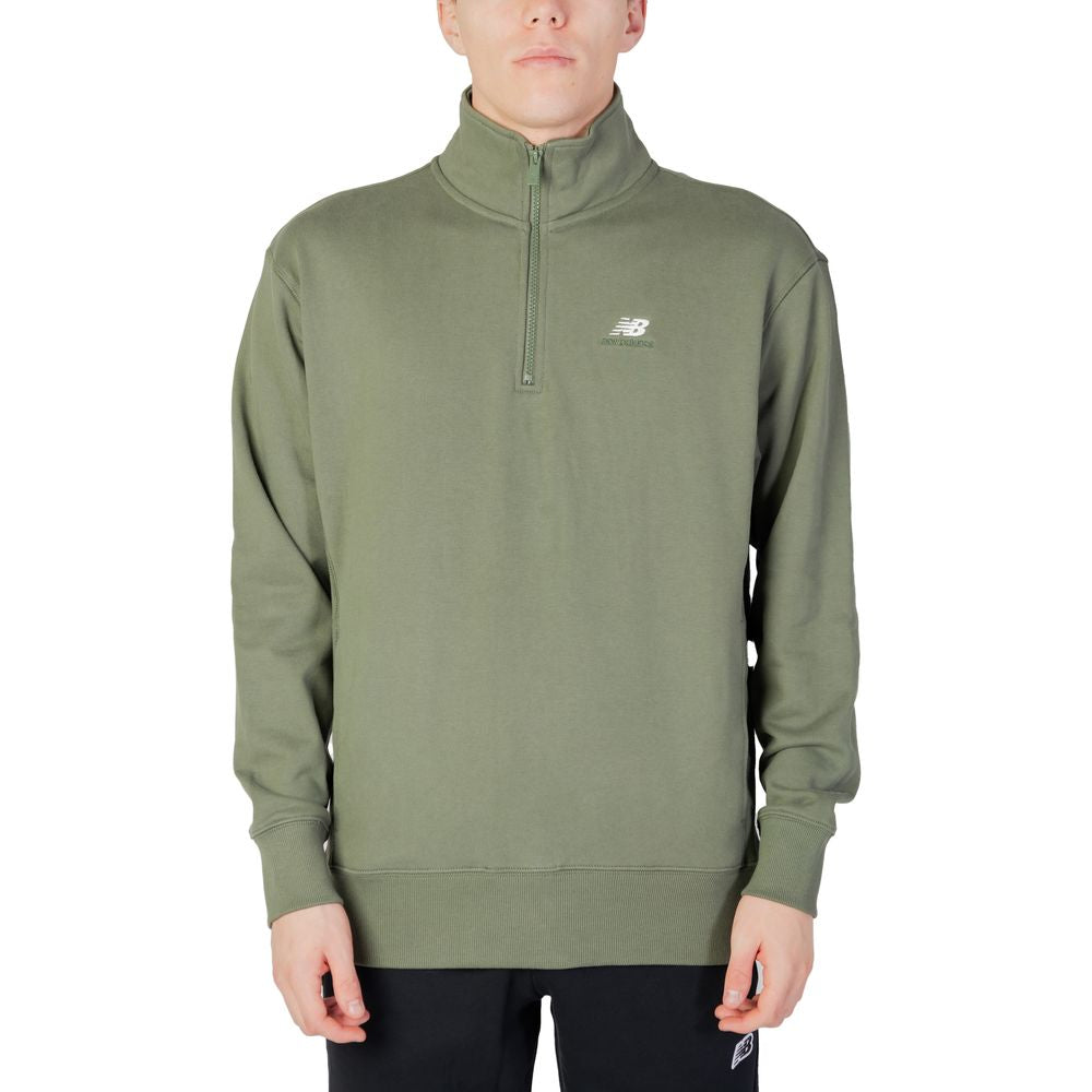 New Balance Grüner Baumwollpullover