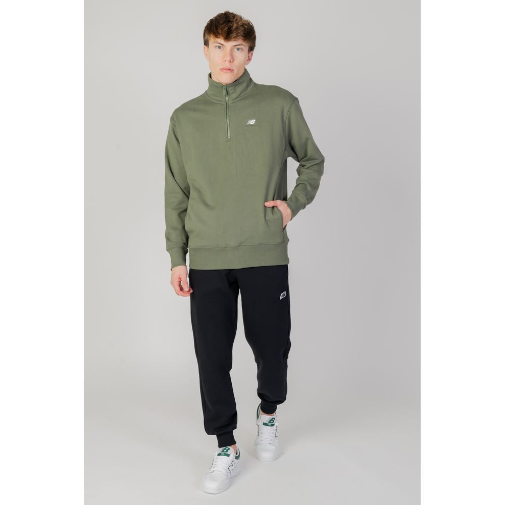 New Balance Grüner Baumwollpullover