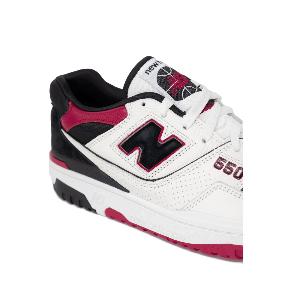 New Balance Rote Leder-Sneaker