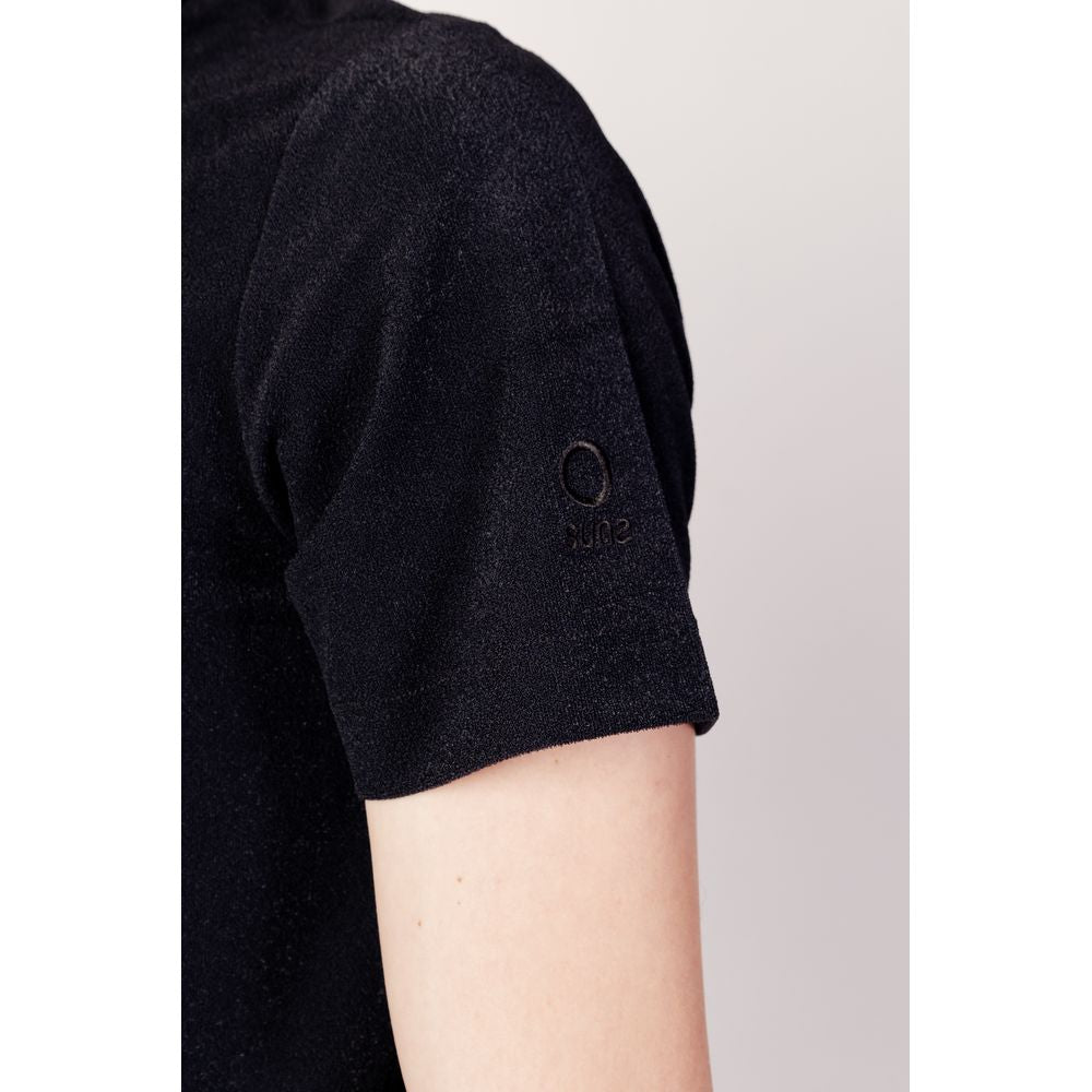 Suns Schwarzes Polyester-Poloshirt