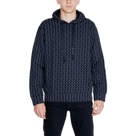 Armani Exchange Schwarzer Baumwollpullover