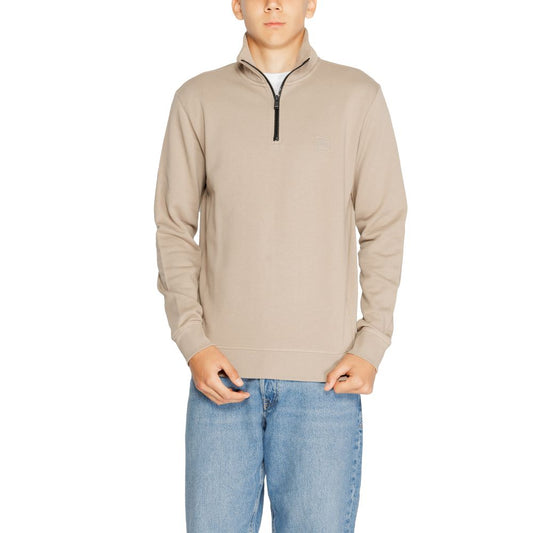 Hugo Boss Brauner Baumwollpullover