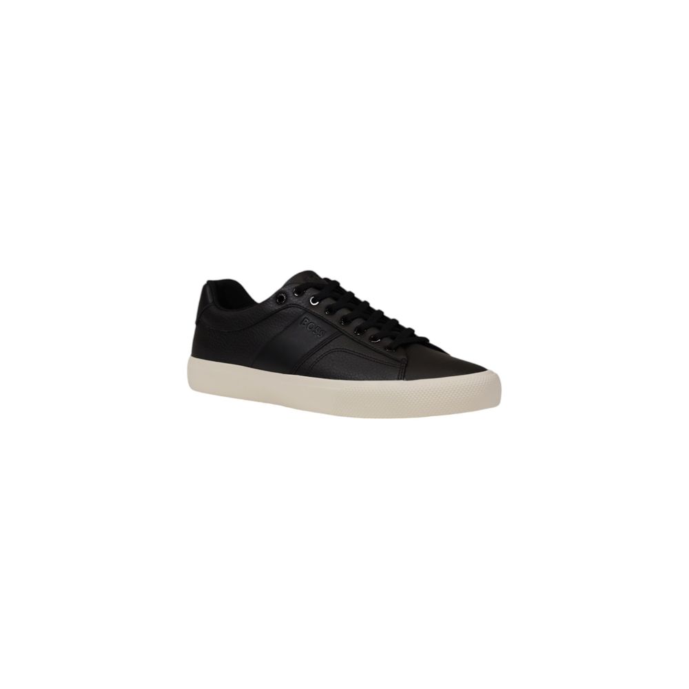 Hugo Boss Schwarzer Leder-Sneaker