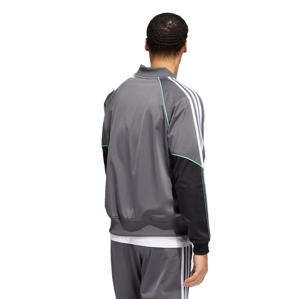 Adidas Grauer Pullover aus recyceltem Polyester