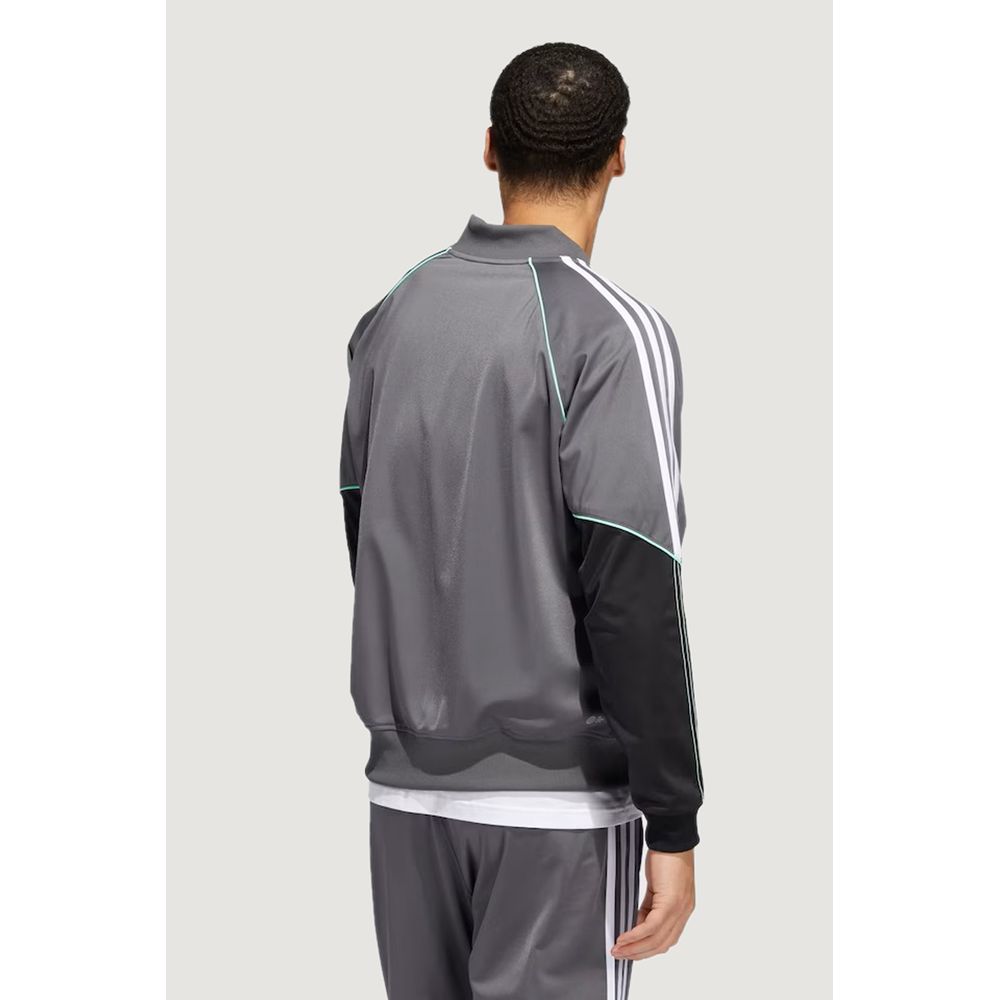 Adidas Grauer Pullover aus recyceltem Polyester