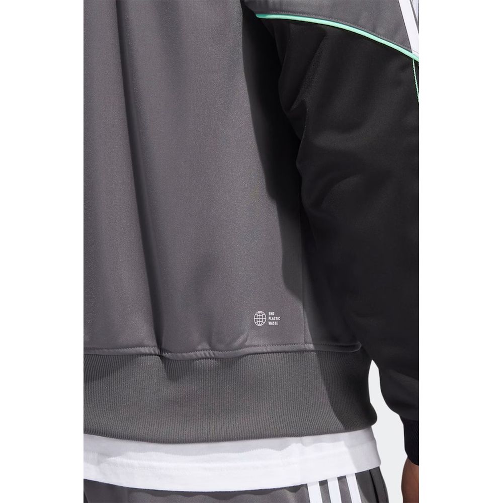 Adidas Grauer Pullover aus recyceltem Polyester