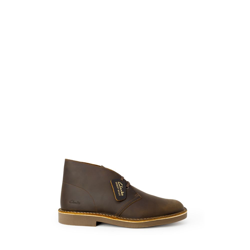 Clarks Brauner Lederstiefel