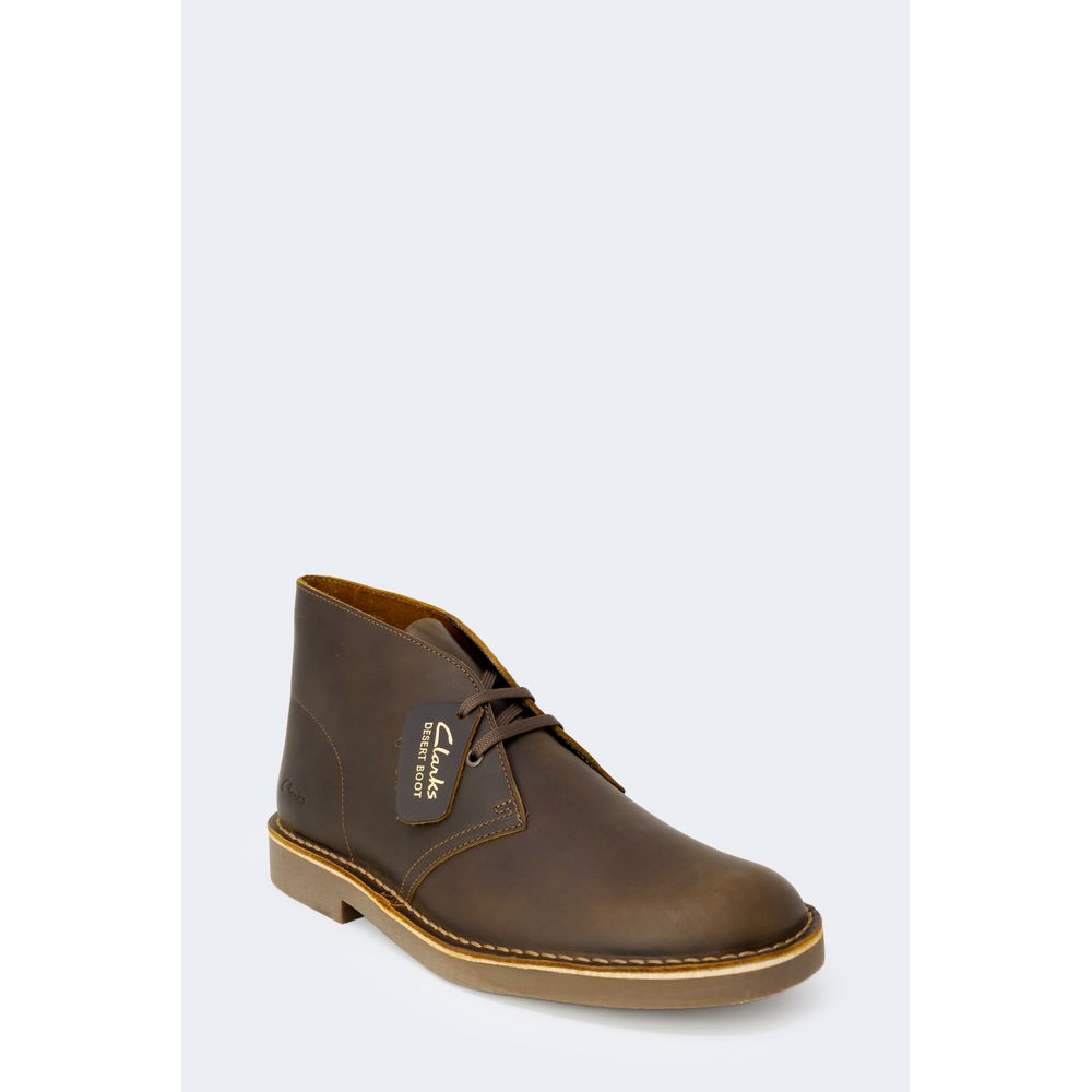 Clarks Brauner Lederstiefel