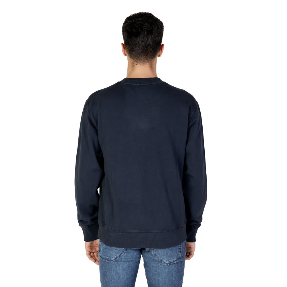 Hugo Boss Blauer Baumwollpullover