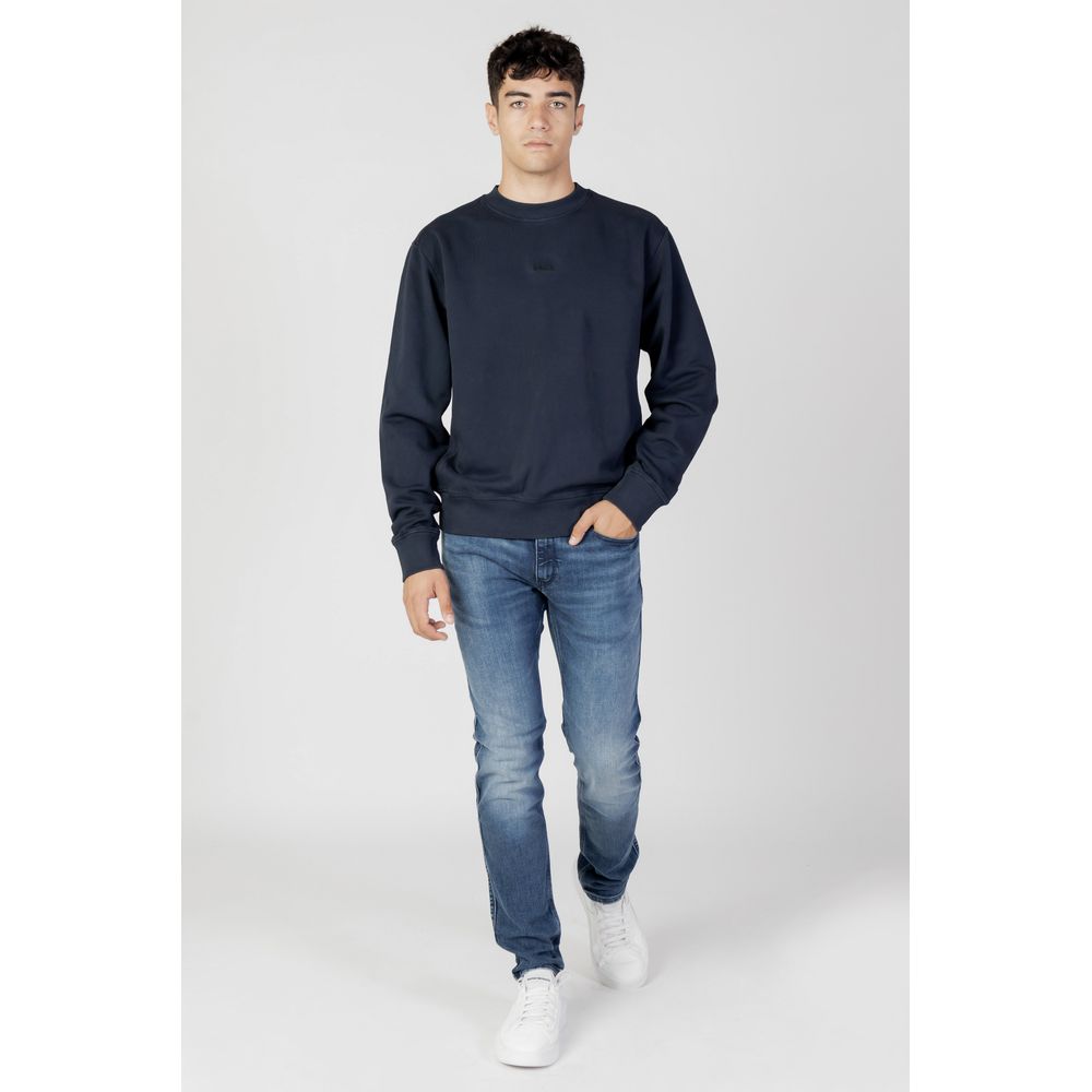 Hugo Boss Blauer Baumwollpullover