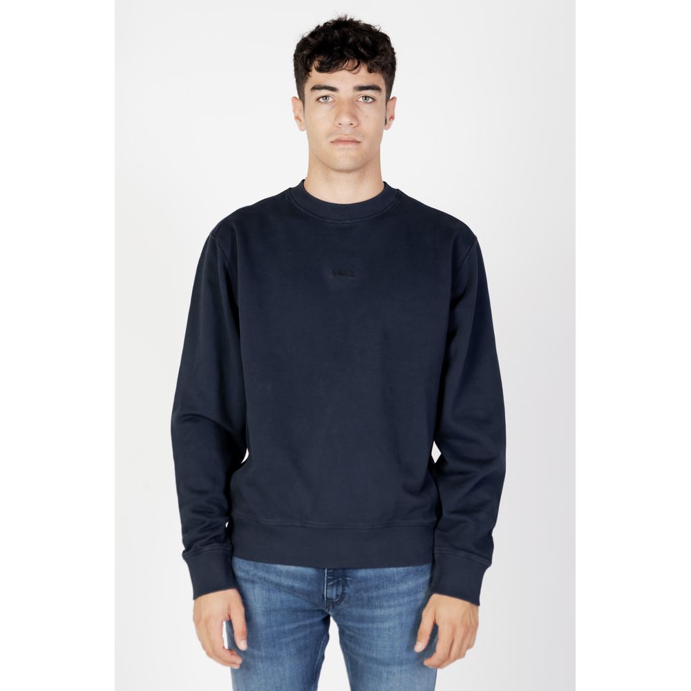 Hugo Boss Blauer Baumwollpullover