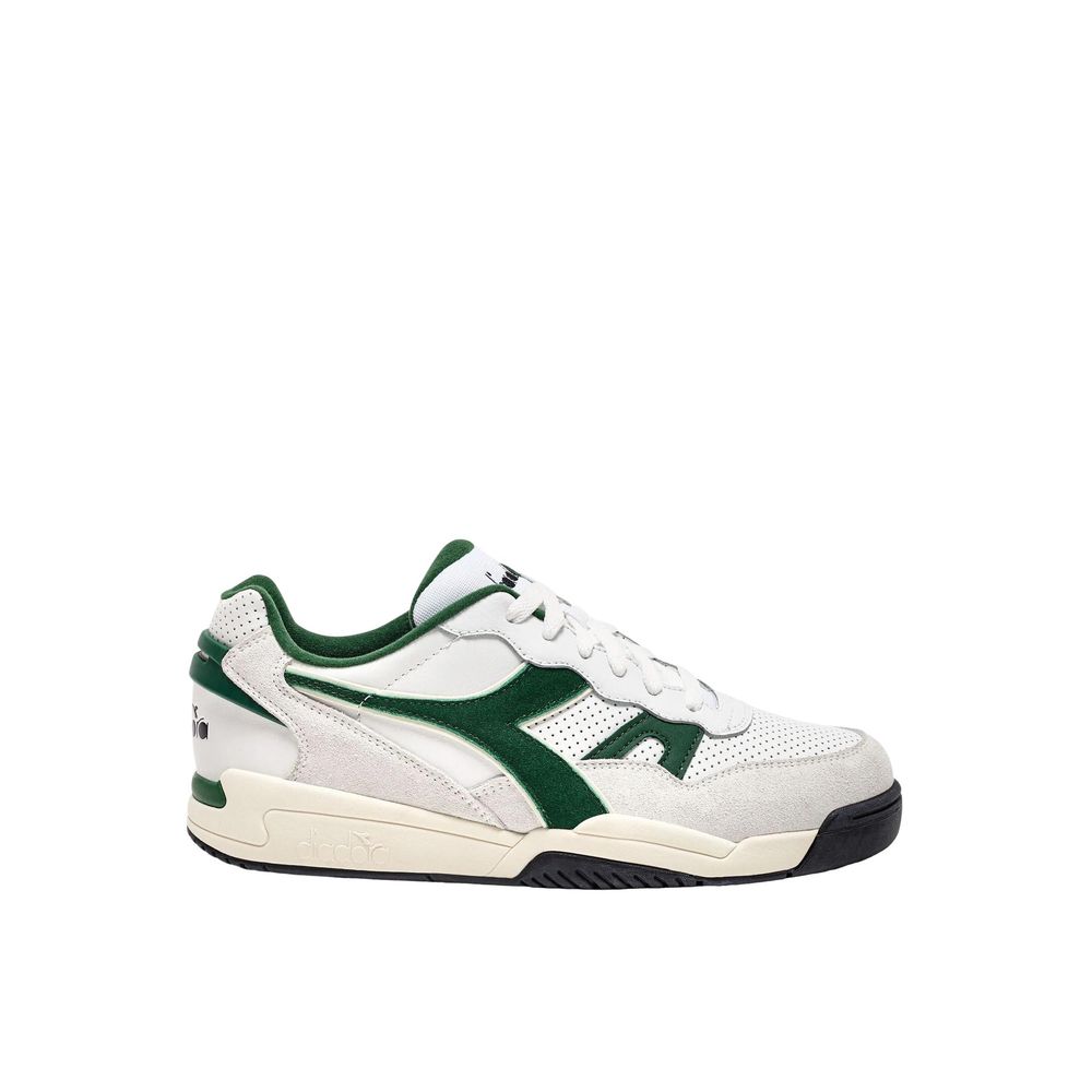 Diadora Grüner Sneaker aus Kunstleder