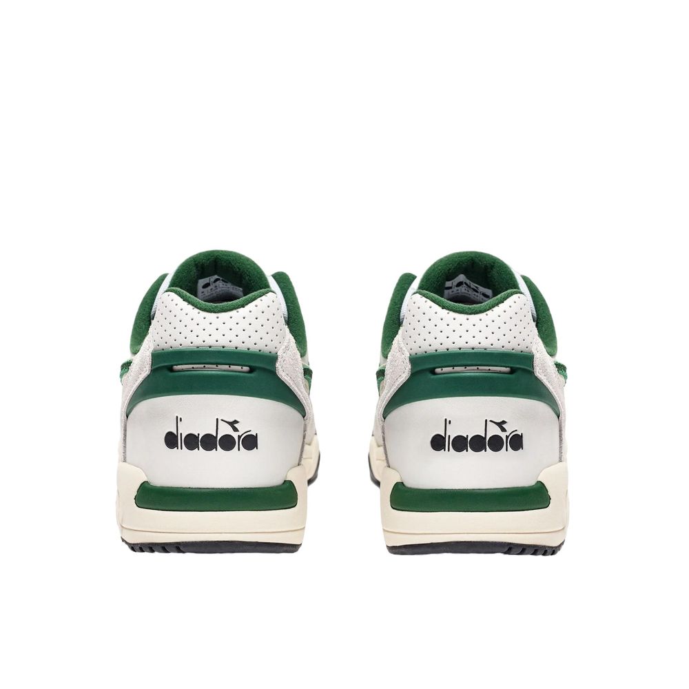 Diadora Grüner Sneaker aus Kunstleder