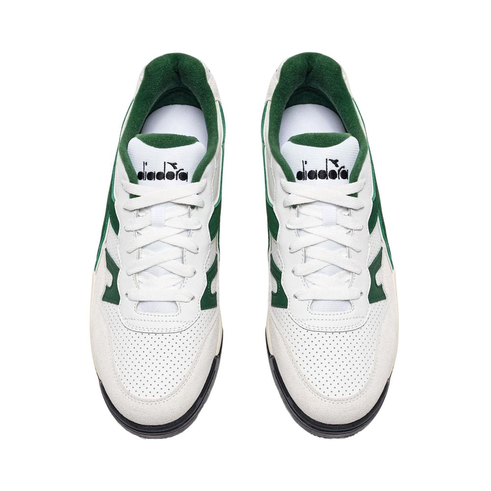 Diadora Grüner Sneaker aus Kunstleder