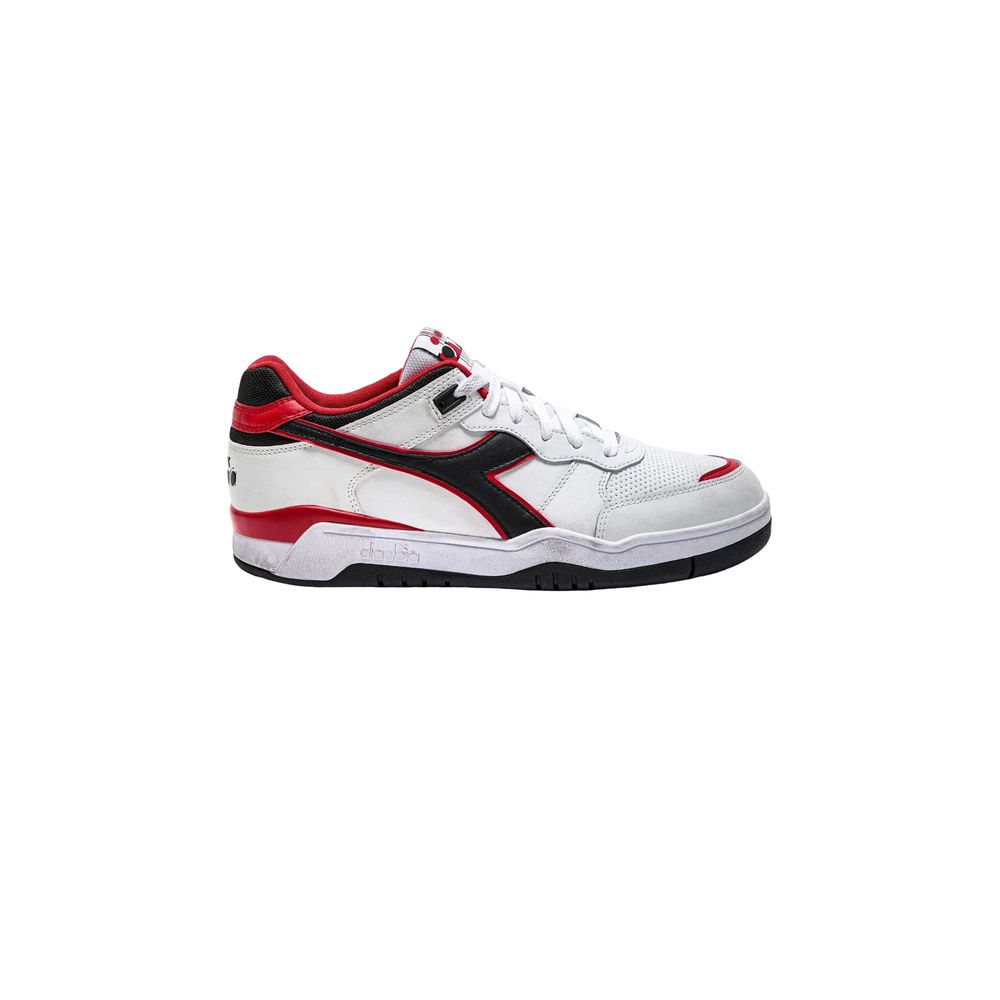 Diadora Rote Leder-Sneaker