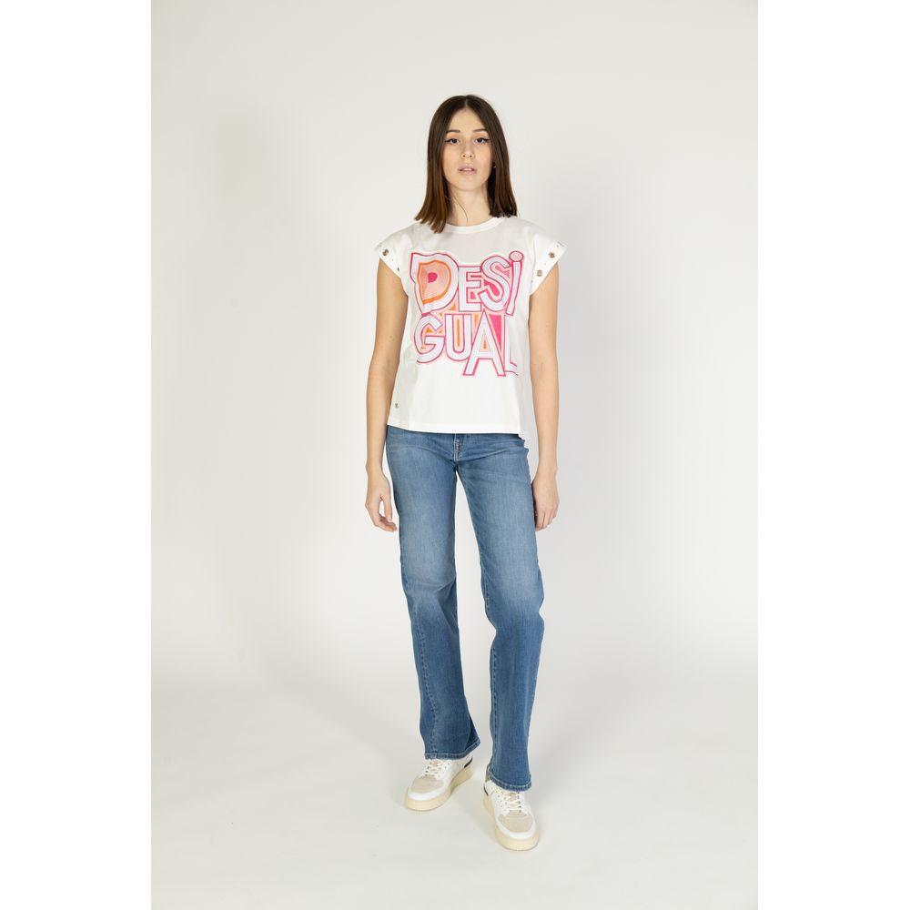 Desigual Multicolor Baumwolle Tops & T-Shirt