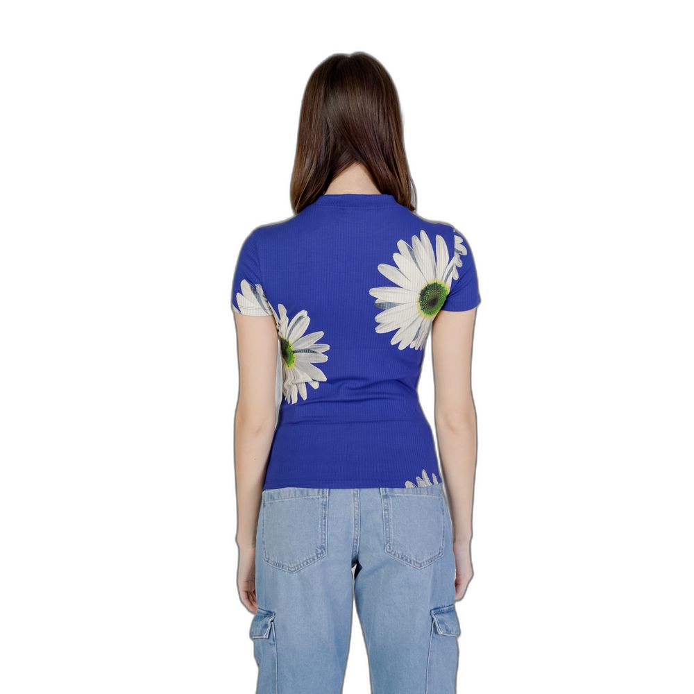 Desigual Blaue Viskose Tops & T-Shirt