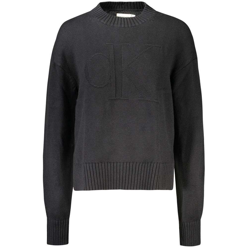 Calvin Klein Schwarzer Baumwollpullover