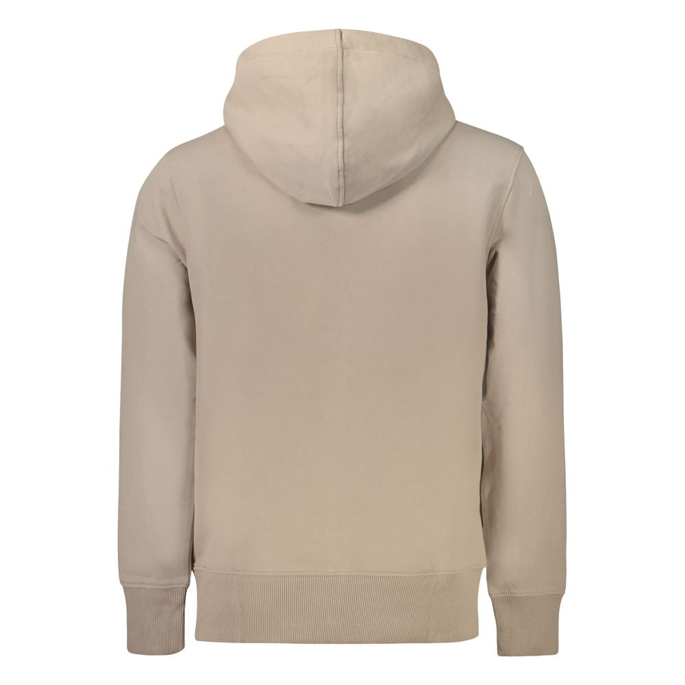 Calvin Klein Beigefarbener Baumwollpullover