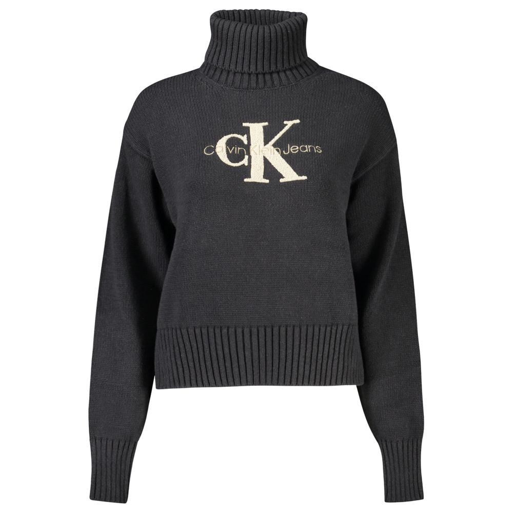 Calvin Klein Schwarzer Baumwollpullover