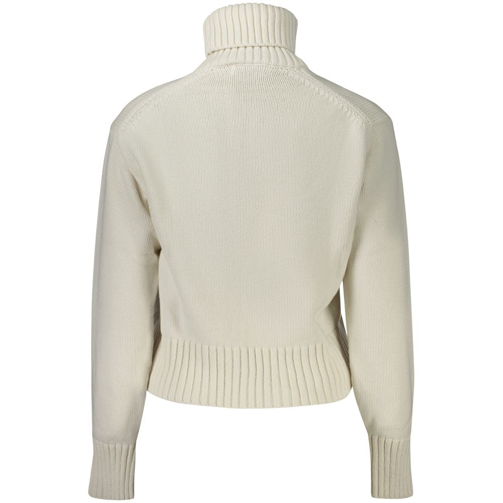 Calvin Klein Weißer Baumwollpullover