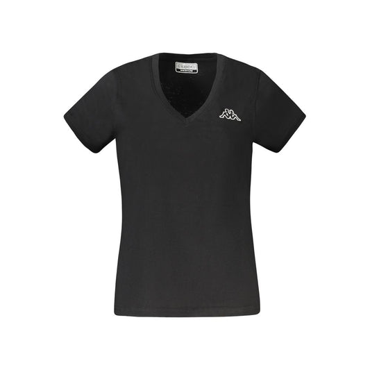 Kappa Schwarze Baumwolle Tops & T-Shirt