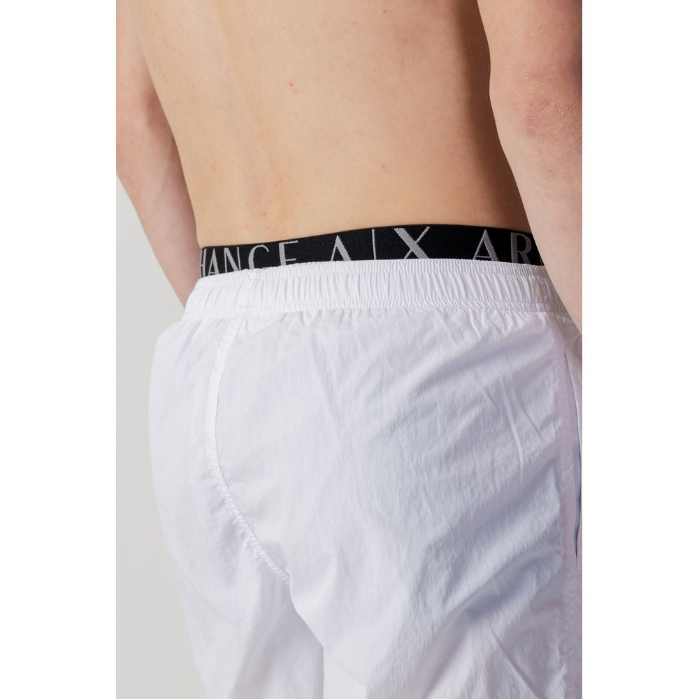 Armani Exchange Weiße Polyester-Badebekleidung